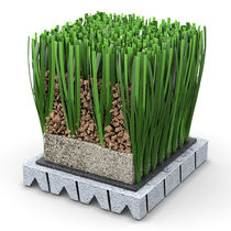 Synthetic grass / roll / for athletic fields