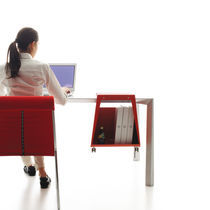 Office service trolley / home / metal