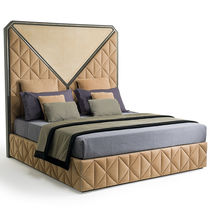 Double bed / contemporary / upholstered...