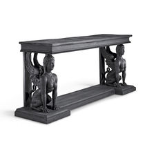 Classic sideboard table / wooden / wooden...