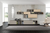 Contemporary living room wall unit