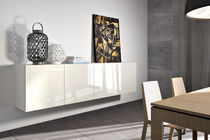 Wall-mounted sideboard / contemporary /...