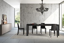 Contemporary dining table / oak / rectangular