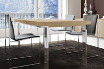 Contemporary table / oak / rectangular