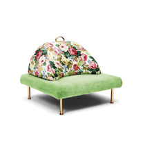 Contemporary fireside chair / fabric / ergonomic...