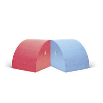 Original design pouf / polyurethane / blue...