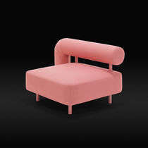 Modular sofa / contemporary / blue / multi-color