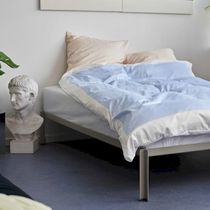 Double bed / contemporary / combined / metal
