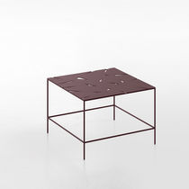 Contemporary coffee table / sheet steel...