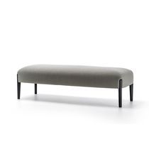 Contemporary upholstered bench / fabric...