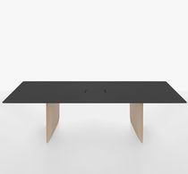 Contemporary table / Fenix NTM® / pine base...