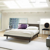 Double bed / contemporary / with headboard...