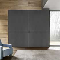 Contemporary wardrobe / lacquered metal...