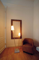 Floor-standing lamp / contemporary / wooden...