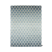 Contemporary rug / geometric / wool / cotton