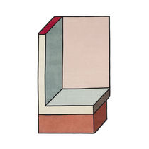 Contemporary rug / patterned / wool / rectangular