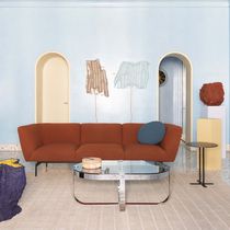 Contemporary rug / plaid / wool / rectangular