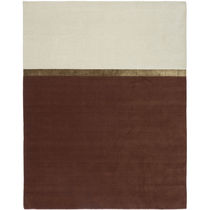 Contemporary rug / patterned / wool / silk