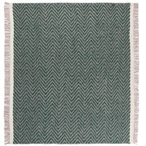 Contemporary rug / striped / wool / cotton