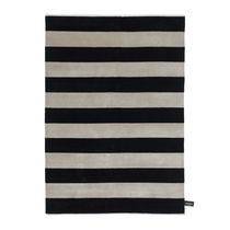 Contemporary rug / striped / wool / rectangular