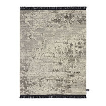 Contemporary rug / patterned / wool / cotton