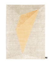 Contemporary rug / patterned / wool / silk