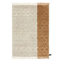Contemporary rug / patterned / wool / silk