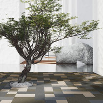Vinyl flooring / indoor / for living rooms...