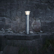 Urban bollard light / contemporary / galvanized...