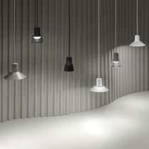 Pendant lamp / contemporary / brass / copper
