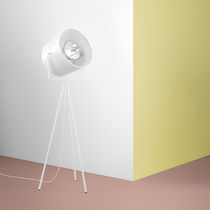 Floor-standing lamp / aluminum / contemporary...