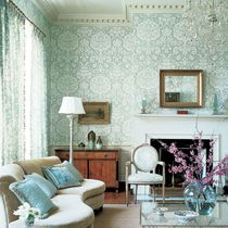 Traditional wallpaper / baroque / washable