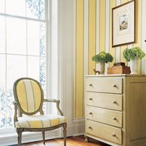 Traditional wallpaper / striped / washable