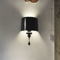 Traditional wall light / aluminum / polyurethane...
