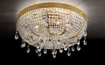 Classic ceiling light / round / crystal...