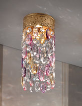 Classic ceiling light / round / crystal...