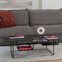 Contemporary coffee table / MDF / powder-coated...