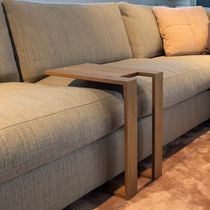 Contemporary side table / oak / oak base...