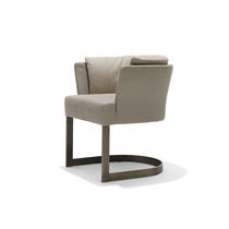 Contemporary dining chair / upholstered...