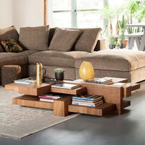 Original design coffee table / wooden