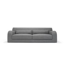Modular sofa / contemporary / brown / gray