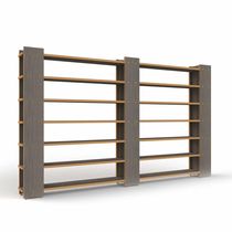 Contemporary shelf / oak / MDF