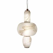 Hanging light fixture / LED / vertical /...