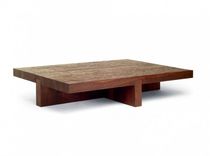 Contemporary coffee table / wooden / rectangular