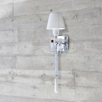 Contemporary wall light / indoor / crystal...
