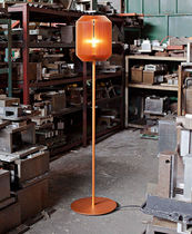 Floor-standing lamp / contemporary / anodized...