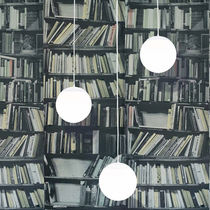 Pendant lamp / contemporary / stainless...