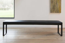 Contemporary upholstered bench / synthetic...