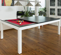 Contemporary pool table / convertible dining...
