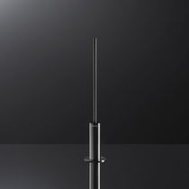 Stainless steel toilet brush holder / wall-mounted